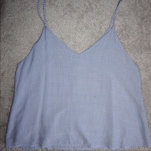 Blue & White Top